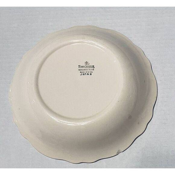 Homer Laughlin Virginia Rose 1 Soup Bowl 8 1/2"  AZ-38 Replacement 1940 Vintage - Picture 4 of 8